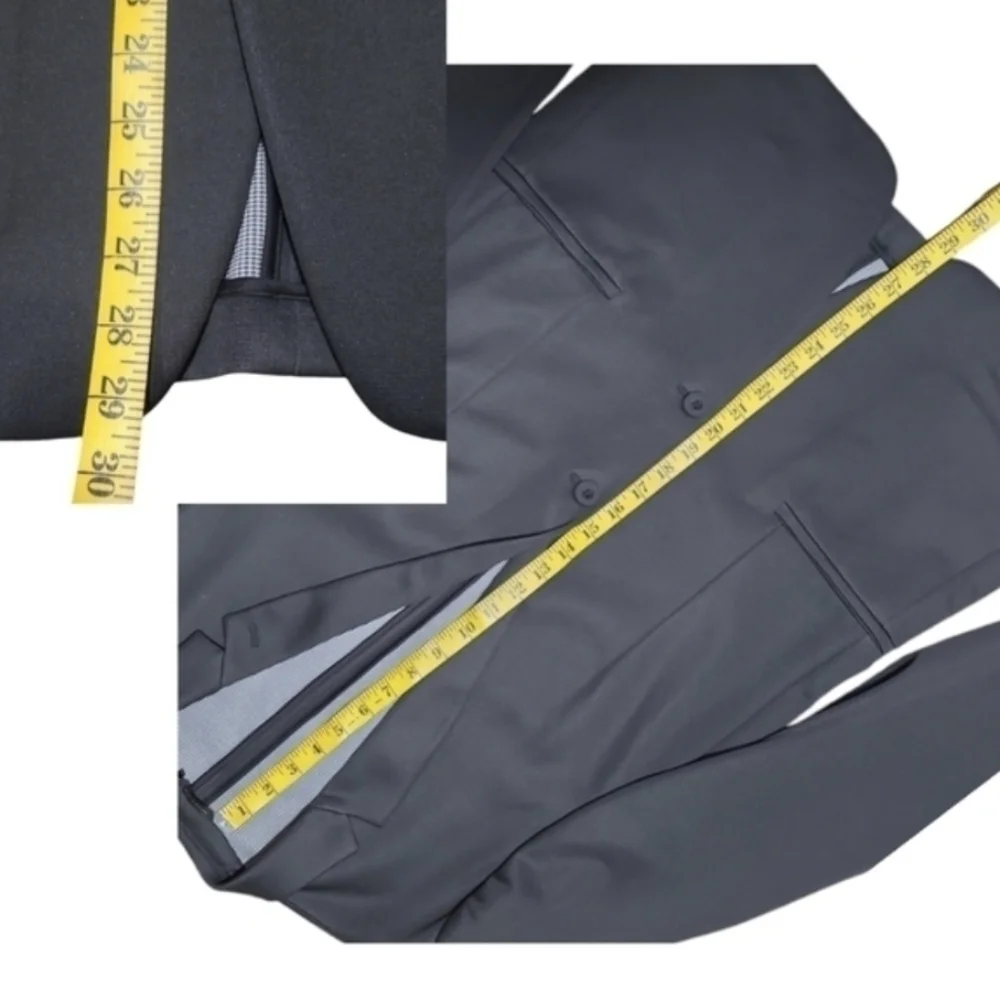 Patrizia Pepe Men's Black ltalian Designer Blazer EU 52 / US 42 Modern Fit